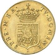 Double Gold Leopold - Leopold I, France, 1724-1725 reverse image