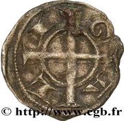 ½ Obol anonymous L cruciform, France, 1200-1260 reverse image