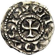 Denier - Burchard II and king Conrad I, France, 979-993 reverse image