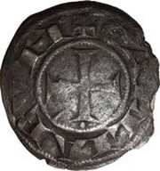 Denier anonymous L cruciform, France, 1200-1260 reverse image