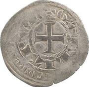 Blanc with K - Charles of Alencon, France, 1365-1375 reverse image