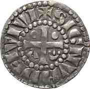 Denier - Immobilization of Herbert I, France, 1015-1266 reverse image