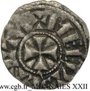 Obol - Gauthier I, France, 1045-1082 reverse image