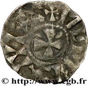 Denier - Gauthier I, France, 1045-1082 reverse image