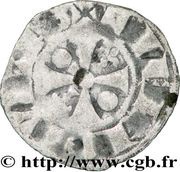 Denier - Peter I, France, 1172-1174 reverse image