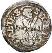 ½ Bugne - Robert of Lenoncourt Arms under hat, France, 1551 reverse image