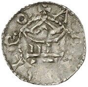 Denier - Adelbero II under Otto III obverse image