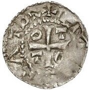 Denier - Adelbero II under Otto III, France, 996-1002 reverse image