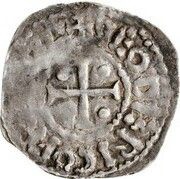 Denier - Theoderic II Temple obverse image
