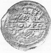 Denier - Poppon obverse image