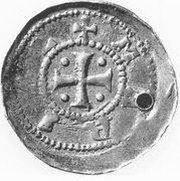 Denier anonyme Marsal, France, 1104-1115 reverse image