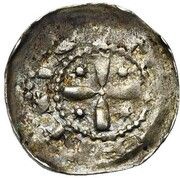 Denier - Theoderic III of Bar, France, 1163-1171 reverse image