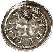 Denier anonymous, France, 1260-1296 reverse image