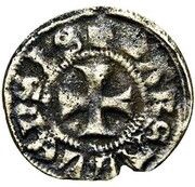 Denier - Burchard of Avesnes Marsal, France, 1282-1296 reverse image