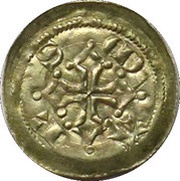Denier - Adhemar of Monteil Marsal, France, 1327-1361 reverse image