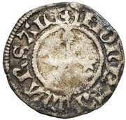 Denier - Rudolph of Coucy Marsal, France, 1388-1415 reverse image