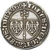 Groschen - John II of Vienne obverse image