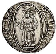 Groschen, France, 1384-1406 reverse image