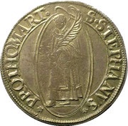 Thaler with standing St. Stephen obverse image