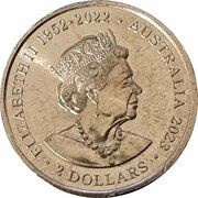 2 Dollars In the name of Elizabeth II; 6th Portrait - Remembrance Day - Ambulance obverse image