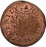 ½ Liard - Leopold Eberhard reverse image