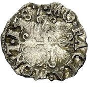 1 Kreuzer - Frederick I, France, 1586-1587 reverse image