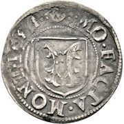 2 Kreuzers - Frederick I, France, 1588-1589 reverse image