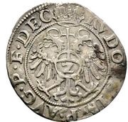 2 Kreuzers - Frederick I, France, 1589-1593 reverse image
