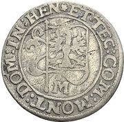 2 Kreuzers - Louis Frederick, France, 1624 reverse image