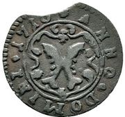 3 Kreuzers - Leopold Eberhard, France, 1710 reverse image