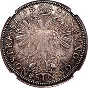 Thaler anonymous with shield, France, 1623 reverse image