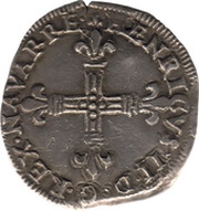 ¼ Ecu - Henry III obverse image