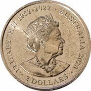 2 Dollars In the name of Elizabeth II; 6th Portrait - Remembrance Day - Firefighters obverse image