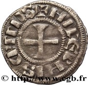 Denier - William IV, France, 1161-1168 reverse image