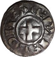 Denier - Harvey of Donzy ЄRVIS CONS obverse image
