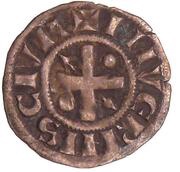 Denier - Guy II, France, 1226-1241 reverse image