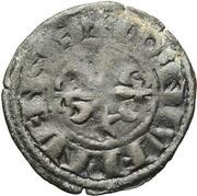 Denier - John Tristan, France, 1267-1270 reverse image