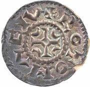 Denier - William I, France, 927-943 reverse image