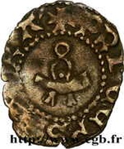 Denier - William of Chalon, France, 1463-1475 reverse image