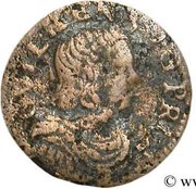 Denier Tournois - William Henry, France, 1659 obverse image