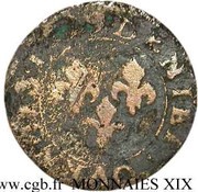 Denier Tournois - William Henry, France, 1659 reverse image