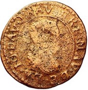 Denier Tournois - Frédéric-Maurice de la tour d'Auvergne three Lilies obverse image
