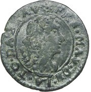 Denier Tournois - Frédéric-Maurice de la tour d'Auvergne Wig obverse image