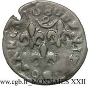 Denier Tournois - William Henry, France, 1680 reverse image