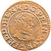Double Tournois - Frederic Henry 1st type obverse image