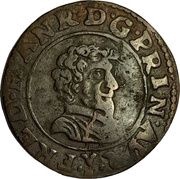 Double Tournois - Frederic Henry 2nd type obverse image