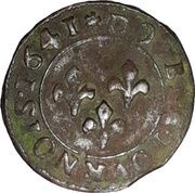 Double Tournois - Frederic Henry 4th type, France, 1640-1642 reverse image