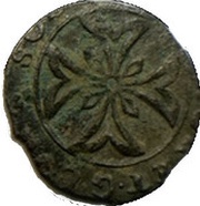 Liard with H - Frederic Henry, France, 1625-1647 reverse image