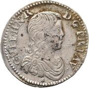 1⁄12 Ecu - William Henry shield of Orange and Nassau obverse image