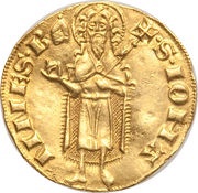 Gold Guilder - Raymond V, France, 1340-1393 reverse image
